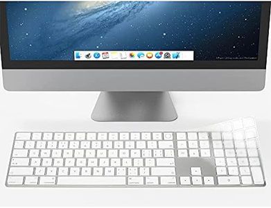 COOSKIN Ultra Thin TPU Keyboard Cover Protector Skin for Apple Magic Keyboard A2520 (2021 Magic Keyboard with Numeric Keypad Touch ID)