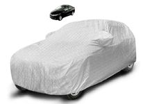 Auto Hub 100% Water Resistant Car Cover Compatible with Honda City I-VTEC (Model : 2014-2019)-(Fabric: Polyester-Cotton Coating, Color:-Matelic Silver)