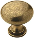 Amerock BP53005BB Cabinet Knob, Burnished Brass, Pack of 1