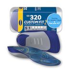 Dr. Scholl’s Custom Fit Orthotics 3/4 Length Inserts CF 320, 5-in-1 All-Day Pain Relief for Feet, Lower Back, Knees, Heel & Plantar Fasciitis, Arch Support Shoe Insoles for Men Women, FSA HSA Eligible