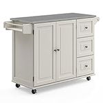 Homestyles Kitchen Cart with Stainl