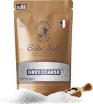 L'Artisan Saunier French Celtic Sea Salt Organic Coarse - Grey Coarse Sea Salt, 1lb - 16oz, Unrefined French Sea Salt Certified 100% Natural, Hand Harvested, Sun Dried (450g)