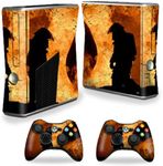 MightySkins Skin for X-Box 360 Xbox 360 S Console - Fire Fighter | Protective, Durable, and Unique Vinyl Decal wrap Cover | Easy to Apply, Remove, and Change Styles | Made in The USA