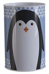 Premier Housewares Parker the Penguin Money, Tin, Blue, 10 x 10 x 15 cm