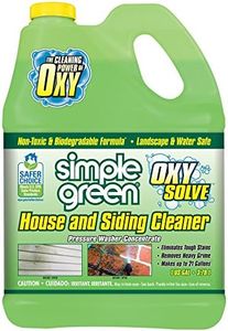 Oxy Solve House and Siding Pressure Washer Cleaner - Removes Stains from Mold & Mildew on Vinyl, Aluminum, Wood, Brick, Stucco - Concentrate 1 Gal.