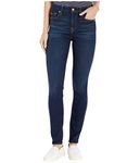 7 For All Mankind Women's High Rise Skinny Fit Ankle Jeans, Slim Illusion Tried & True, 25W x 28L