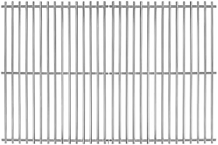 GFTIME 17 3/16" Stainless Steel Cooking Grates for Nexgrill 720-0697E, Grill Master 720-0697, Uniflame GBC091W, Sunbeam 720-0697, Solid Rod Cooking Grids, 2 PCS