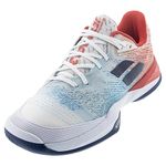 Babolat Men's Jet Mach 3 All Court Tennis Shoes, White/Estate (Men's US Size 9)
