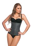 Ann Chery Latex Girdle Braless Body Shaper 2028, Black, X-Small