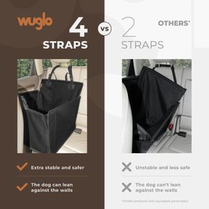 Wuglo Waterproof Dog Car Seat – Pet Booster for Cars