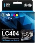 E-Z Ink Pro LC404 Black Ink Cartridges Compatible for Brother LC 404 Black LC404 BK LC404BK LC404 Ink Cartridges for Brother MFC-J1205W MFC-J1215W Printer (1 Pack)