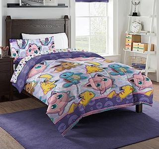 Northwest Pokemon Rotary Bed in a Bag Set, Twin, Friendly Battle