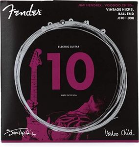 Fender Hendrix Voodoo Child Electric Guitar Strings, Vintage Nickel, Ball End .010-.038