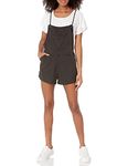 Billabong Womens Out N About Short Overall, Off Black, Medium