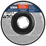 Bosch CWX27M450 4-1/2 in. x .098 in. X-Lock Arbor Type 27A (ISO 42) 30 Grit Metal Cutting and Grinding Abrasive Wheel