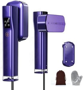 Steamer for Clothes, 2-in-1 Handheld Steamer Clothing and Steam Iron Handheld, LCD Display & 3 Levels Steam, Large Ceramic Heat Panel, for Home, Office and Travel
