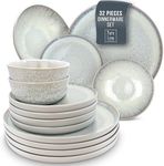 Stoneware dinnerware set 8 persons 