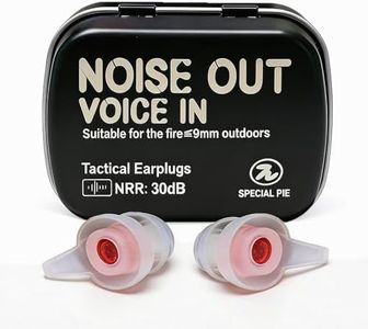 Shooting Ear Plugs with Impulse Noise Reduction, 30 dB NRR Filtered Hearing Protection - Silicone & Reusable Ear Plugs for Outdoor Shooting, Firing Range & Hunting