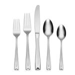 Oneida T837045AL20 Lincoln 45-Piece Everyday Flatware Set, Service for 8