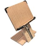 A+ Book Stand BS1500PRO Book Holder w/Adjustable Height Eye-Level College Textbooks Cookbook Heavy Duty Angle Foldable Reading Desk Sturdy Bookstand-Bookstands-Music Books Tablet Ergonomic Recipe