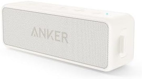Anker Soundcore 2 Portable Bluetooth Speaker with 12W Stereo Sound, BassUp, IPX7 Waterproof, 24-Hour Playtime, Wireless Stereo Pairing, Speaker for Home, Outdoors, Travel