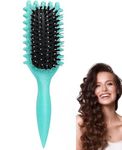 Professional Curly Hair Brush for Defined Curls, Curl Defining Brush for Natural Curly Hair, Hair Brush for Curly Hair Styling, Define and Shape Curls for Men and Women