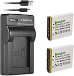 Kastar Battery (X2) & Slim USB Charger for Kodak KLIC-7001 and Kodak EasyShare M320, M340, M341, M753 Zoom, M763, M853 Zoom, M863, M893 is, M1063, M1073 is, V550, V570, V610, V705, V750 Cameras