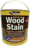 Everbuild Satin Wood Stain – Indoor And Outdoor Use – Weatherproof – UV-Resistant – Quick Drying – Solvent Free – Antique Pine – 2.5L