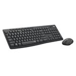 Logitech MK295 Silent Wireless Mouse & Keyboard Combo with SilentTouch Technology, Full Numpad, Advanced Optical Tracking, Lag-Free Wireless, 90% Less Noise - Black