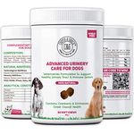 Dog Urinary Health Supplements 60 Soft Chews | Antibiotic Remedy | Stimulates Immune System & Maintains Overall Health | Cranberry & Echinacea | Wheat Free | Veterinarian Formulated