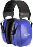 ProCase Noise Cancelling Ear Muffs SNR 33dB, Ear Hearing Protection Headphones for Adults, Sound Proof Ear Defenders for Work, Mowing, Shooters Shooting Gun Range, Construction -Navy