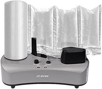Air Cushion Machine - JZBRAIN YE300 Air Pillow Machine 110V Air Pillow Maker Business Inflatable Air Packaging System with Sealing Speed 7.2-9.8FT/min for Shipping + 100m Free Test Film (Grey)