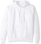 aallookart Unisex-Adult Cotton Hooded Neck Hooded Regular Sweatshirt (Hood-White_White_L)