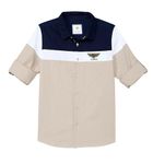 Amazon Brand - Symbol Boy's Regular Shirt (SYM-K-SS22-SHI-455_Multi 9 15-16 Years)