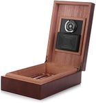 MEGACRA Cedar Cigar Humidor, Leathe