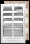 Handua 14"W x 24"H [Duct Opening Size] Filter Included Steel Return Air Filter Grille [Removable Door] for 1" Filters, Vent Cover Grill, White, Outer Dimensions: 16 5/8"W X 26 5/8"H for 14x24 Opening