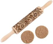 Embossed Wooden Rolling Pin for Bak