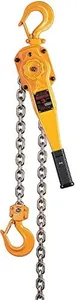 Harrington LB Series Steel Lever Hoist, 16-19/64" Lever, 3 Ton Capacity, 15' Lift Height, 1.5" Opening, 15.6" Headroom