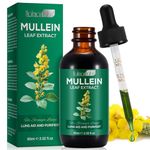 Mullein Leaf Extract Lung Cleanse - Mullein Leaf Liquid Drops 60ml, 1 Month Supply, High Absorption, Vegetarian & Health Supplement