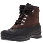 totes Mens Mike Duck Boot, Brown, 10