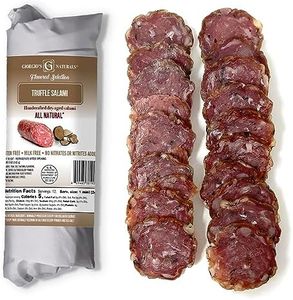 Giorgio’s Naturals Handcrafted Dry-Aged Salami – Truffle Salami 5 Ounce, Italian Salami, Cured Meats, Charcuterie Board