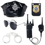 Spooktacular Creations Police Costume Accessories, Halloween Costume for Kids Adults, Police Role-Play, Detective Dress-Up