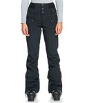 Roxy Women's Rising High Snow Pants with DryFlight Technology, (KVJ0) True Black, Medium