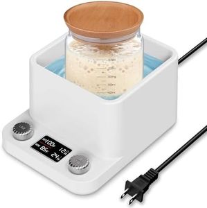 MYMULIKE Water Bath Sourdough Starter Warmer Mat, Precise 1°F Thermostat Control (70-104°F) Even Heating Sourdough Starter Warmer, Cultivating Yeast 198H Timer Perfect for Home Baking