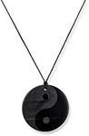 Shungite Crystal Necklace Circle Je