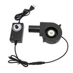 120mm Mini Blower Fan,DC 12V Blower Fan with Speed Control,DC Brushless Motor,Dual Ball Bearings,for Receiver DVR for Xbox Modem Cooling