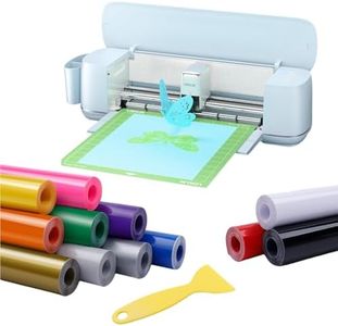 Cutting Machine Bubble Blue with 5X Cutting Force, Cuts 100+ Materials + Permanent Vinyl for Cricut-12 Pack 12 Inch by 5 Feet