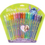 Stitch 16 Piece Glitter Pen Body Art Set, Glittery and Bright Colors, Ages 3+, By Townley Girl