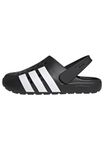 adidas Unisex Adilette 2.0 Clog Shoes, Core Black/Cloud White/Core Black, 8 UK