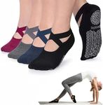 Ozaiic Pilates Socks for Women Non 